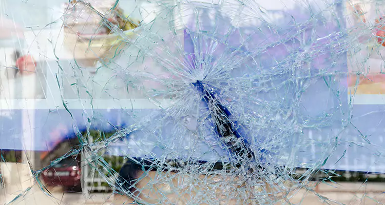Cracked Glass Balcony Door Repair in Cocoa, FL